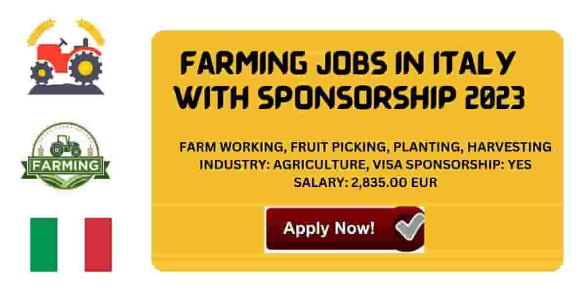 Farm Jobs in Italy